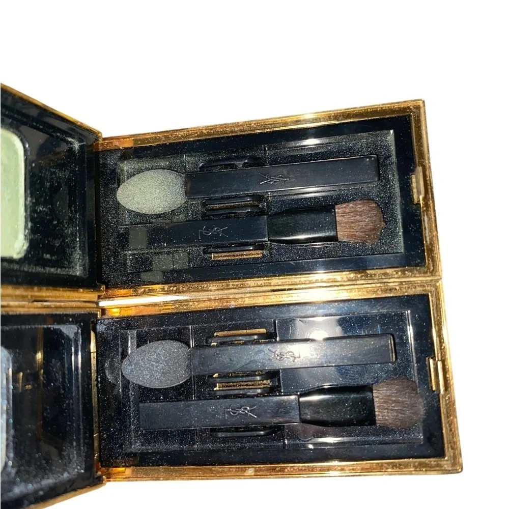 Yves Saint Laurent YSL Couture Mini Clutch Eyeshadow solo Palettes green black